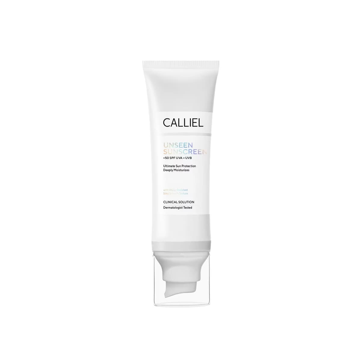 Calliel Görünmeyen Şeffaf & Doğal Bitişli Nemlendirici Etkili SPF50 Yüz Güneş Kremi 80 ml