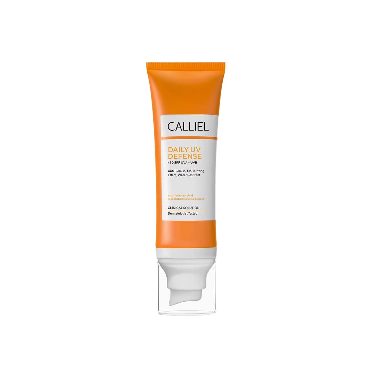 Calliel SPF50 Yüksek Koruma ve Nemlendirici Etkili Leke Karşıtı Günlük Güneş Koruyucu Yüz Güneş Kremi 80 ml