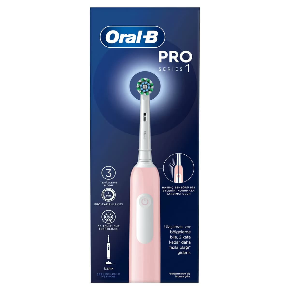 Oral-B Şarjlı Diş Fırçası Pro 500 Cross Act 1 adet