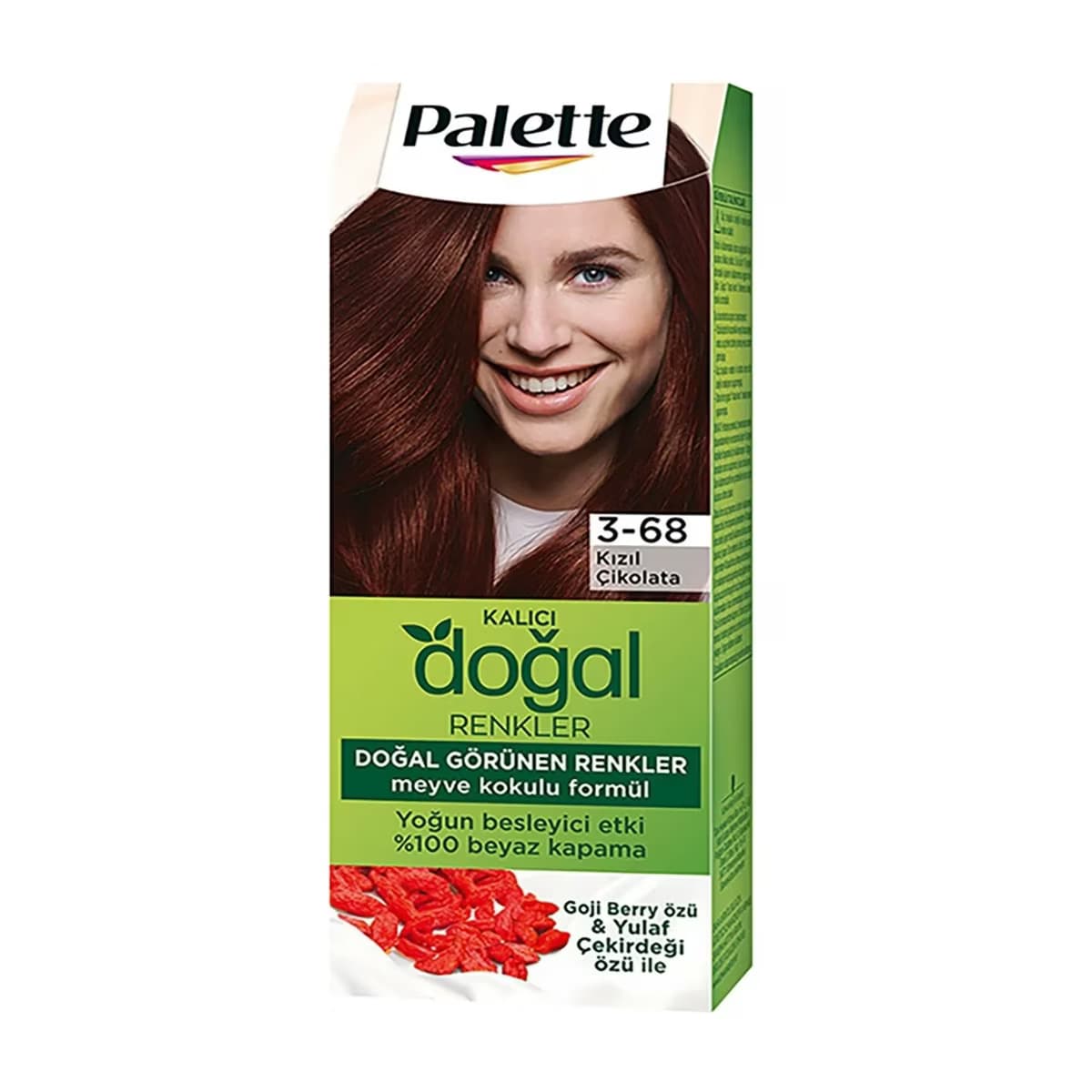 Palette Saç Boyası Natural Colors 3-68 Kızıl Çikolata 30 ml