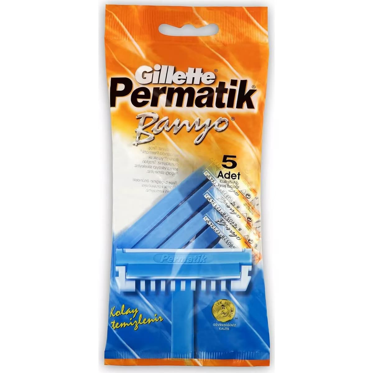 Permatik Tıraş Bıçağı Banyo 5'li