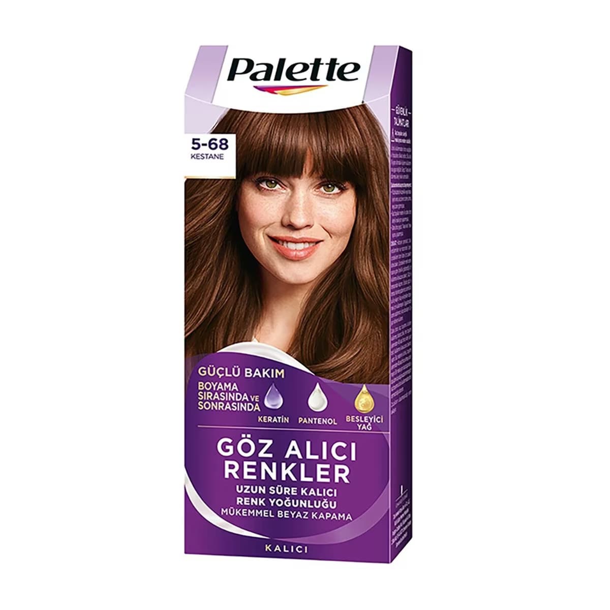 Palette Saç Boyası Göz Alıcı Renkler 5-68 Kestane