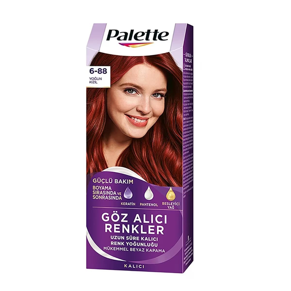 Palette Saç Boyası Göz Alıcı Renkler 6-88 Yoğun Kızıl