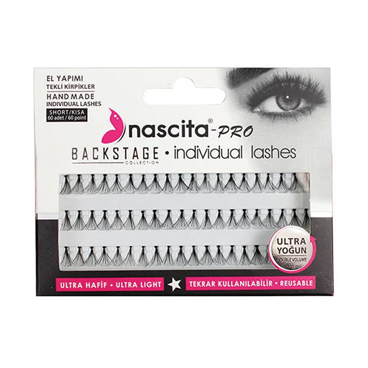 Nascita Backstage Kısa Takma Kirpik 60'lı - Gratis