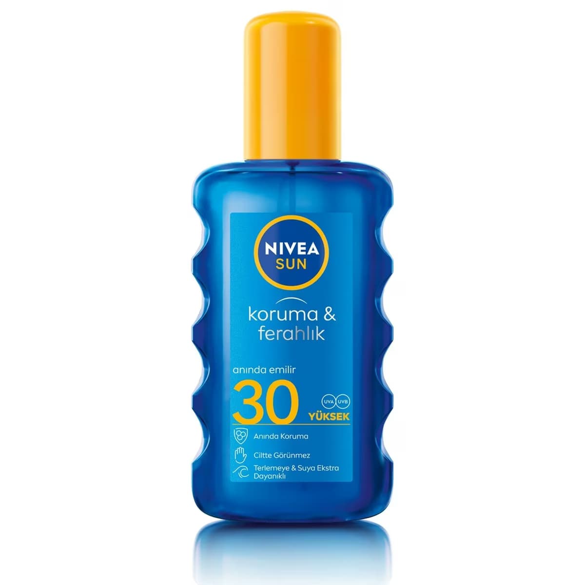 Nivea Sun Güneş Koruyucu Vücut Spreyi SPF30 Koruma ve Ferahlık Transparan 200 ml