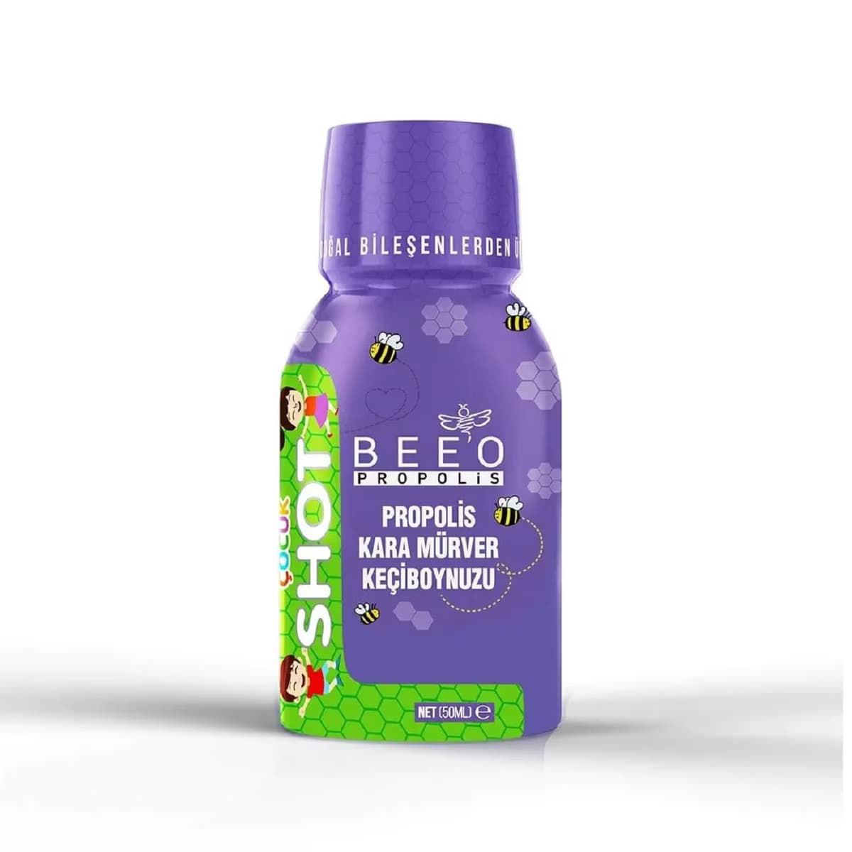 Beeo Propolis Shot Kara Mürver Çocuklar İçin 50 ml