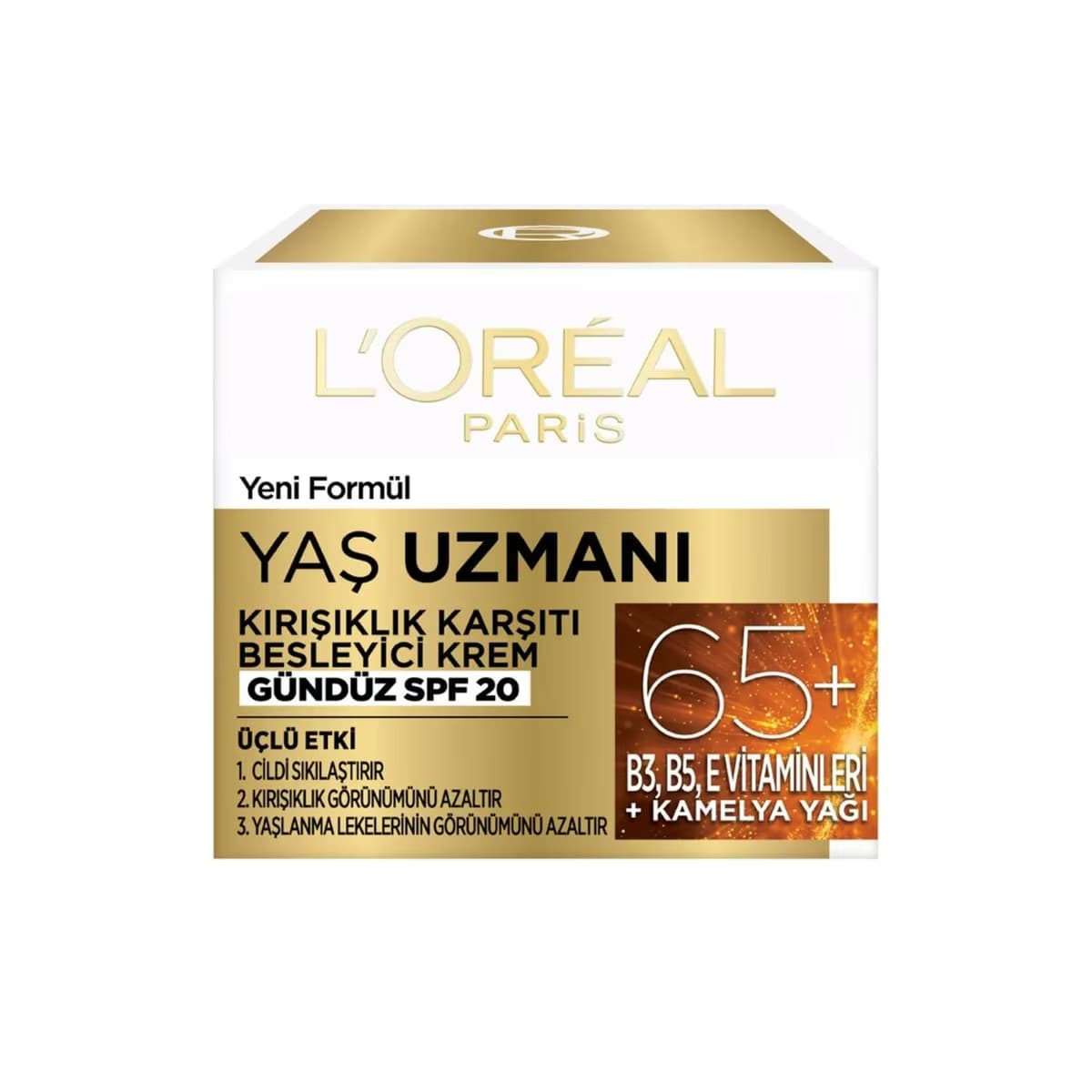 L’Oréal Paris Yaş Uzmanı 65+ Kırışıklık Karşıtı Besleyici Krem, 50 ml