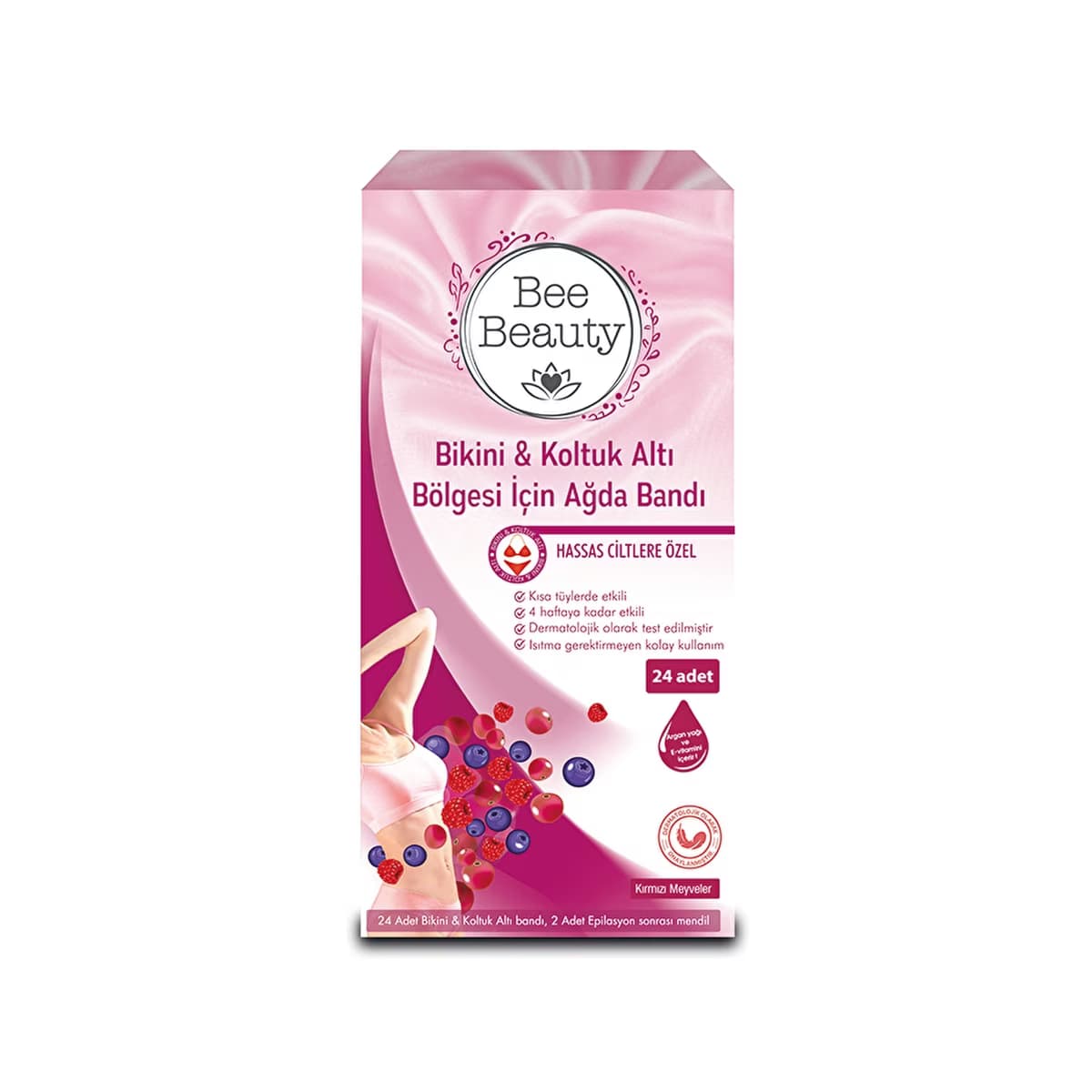 Bee Beauty Bikini Koltuk Altı Ağda Bandı İnatçı Sık 24'lü - Gratis