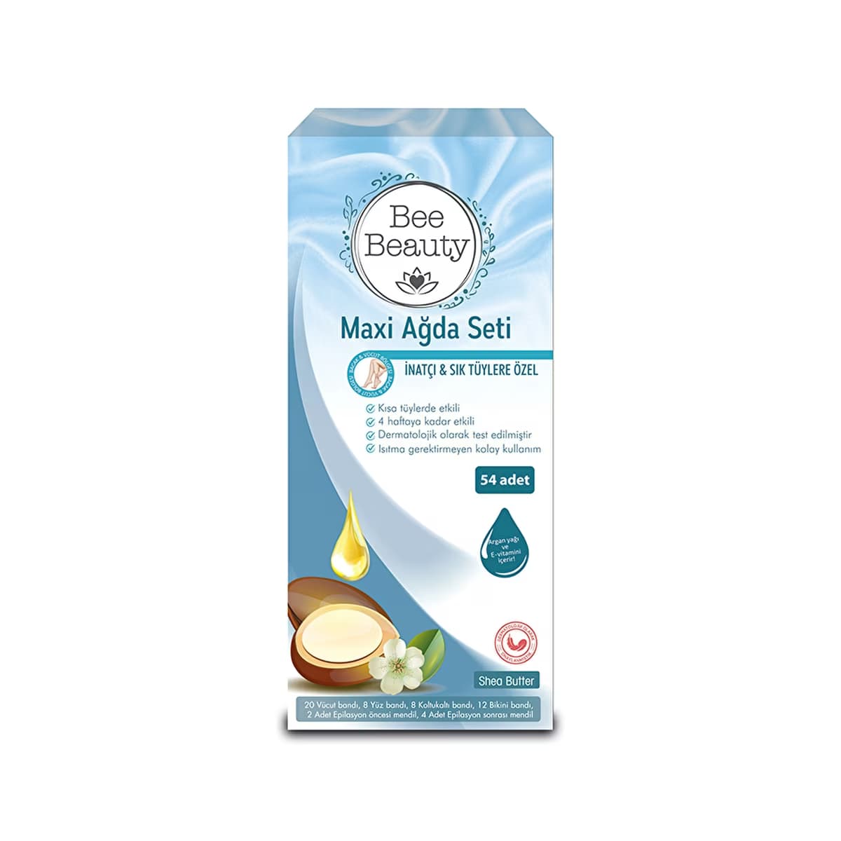 Bee Beauty Maxi Ağda Seti İnatçı Sık 54'lü - Gratis