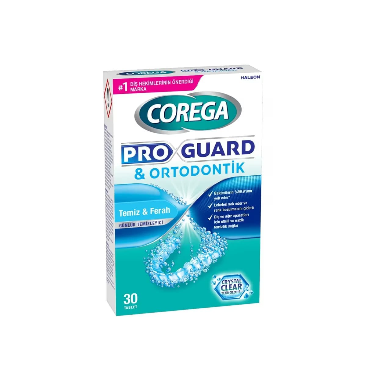 Corega Diş Aparat Temizleyici Proguard & Retainer 30'lu