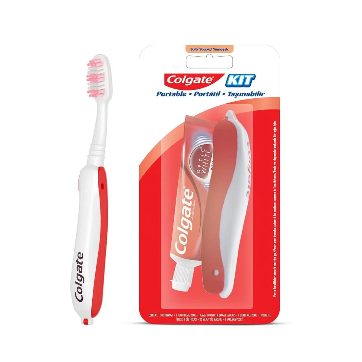 Colgate Diş Macunu & Diş Fırçası Seyahat Seti 1 adet