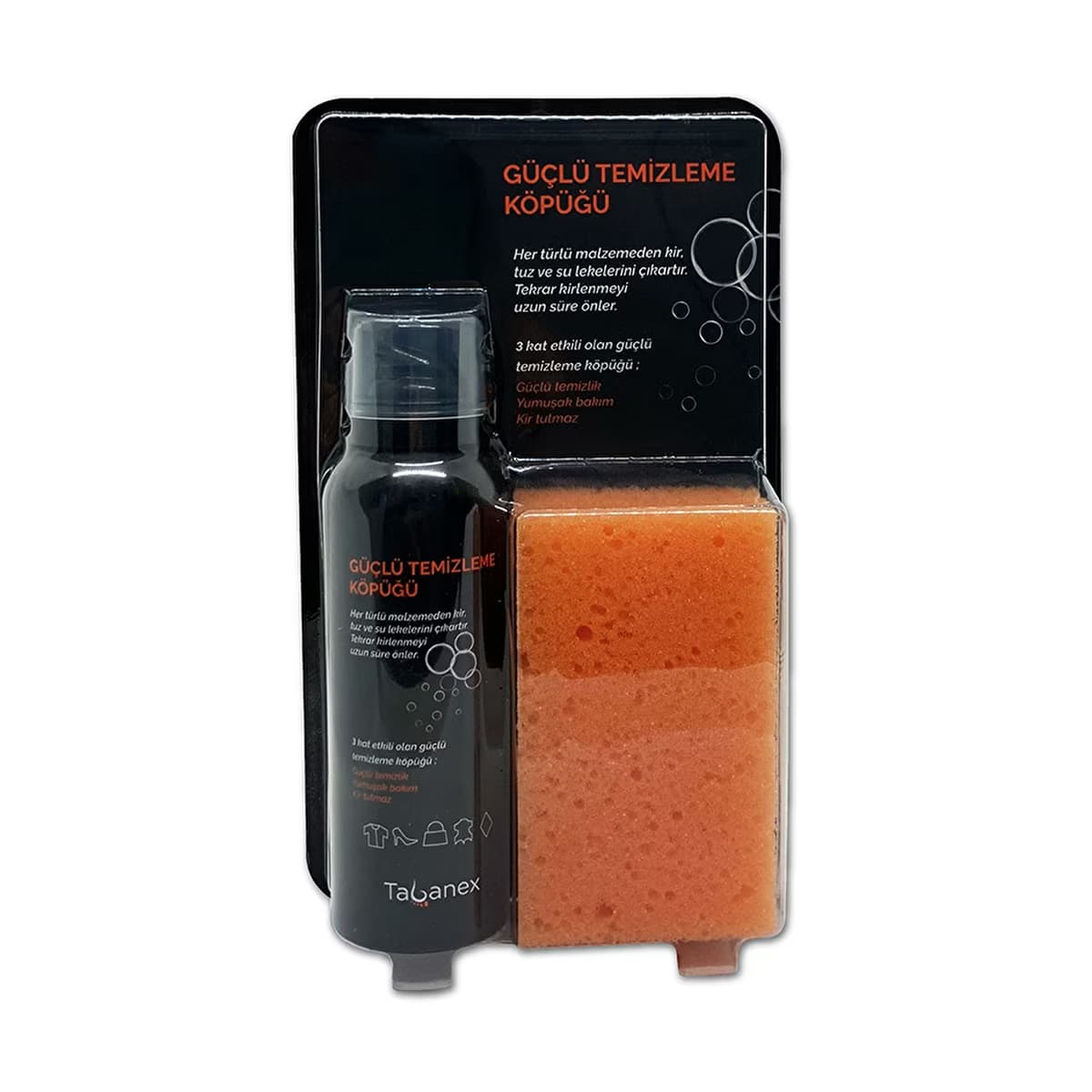 Tabanex Güçlü Temizleme Köpüğü Seti 125 ml - Gratis