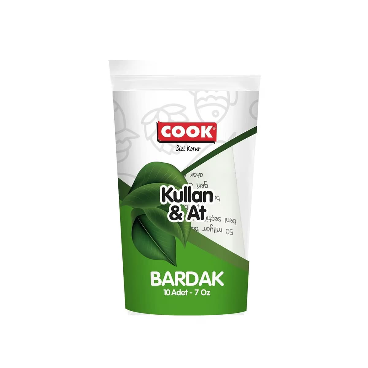 Cook Kağıt Bardak 10 adet