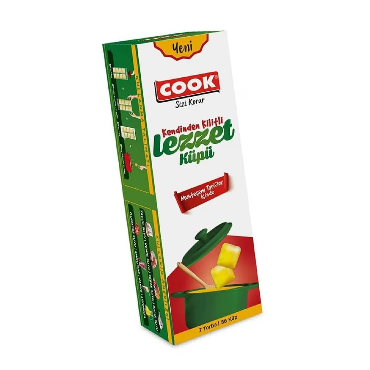 Cook Kendinden Kilitli Torba Lezzet Küpü 7 adet