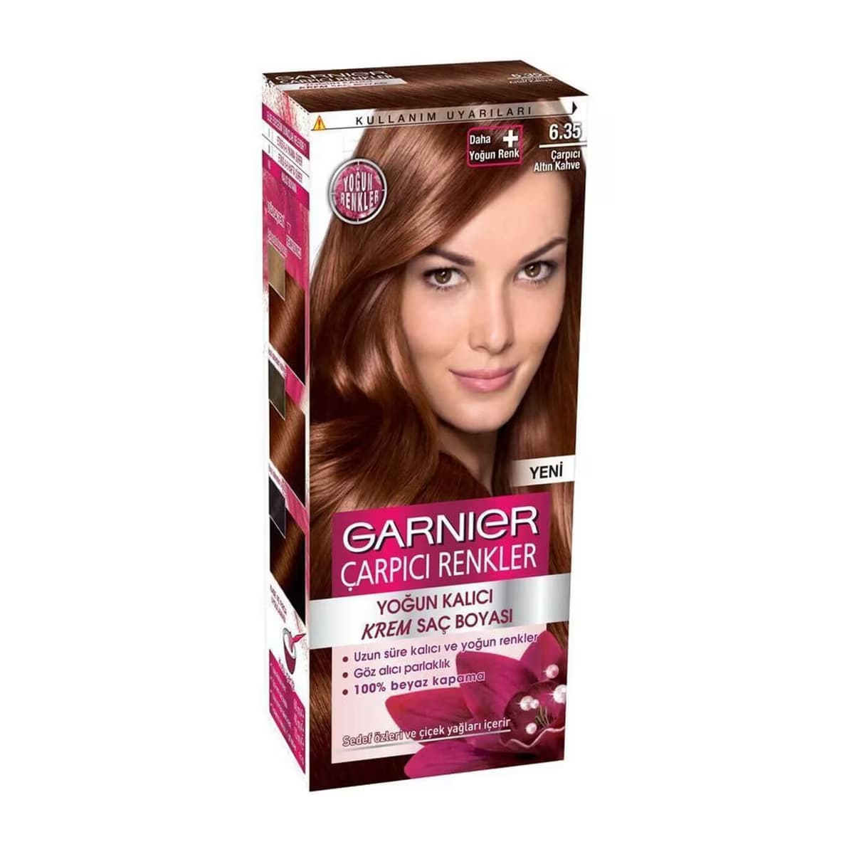 Garnier Color Naturals Saç Boyası 6.35 Çarpıcı Altın Kahve 1 adet