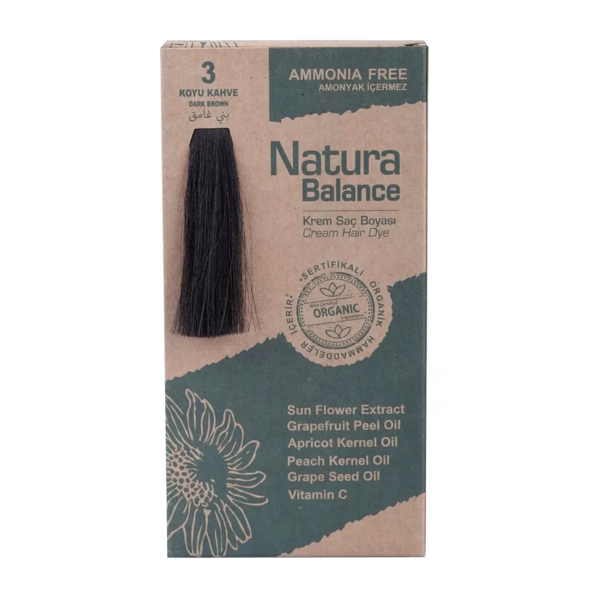 Natura Balance Krem Saç Boyası Buzlu Kahve 5.7 1 adet