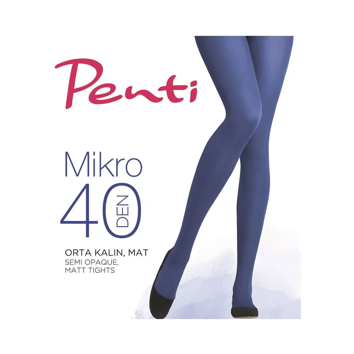 Penti Micro Külotlu Çorap Siyah 40 500-4 1 adet