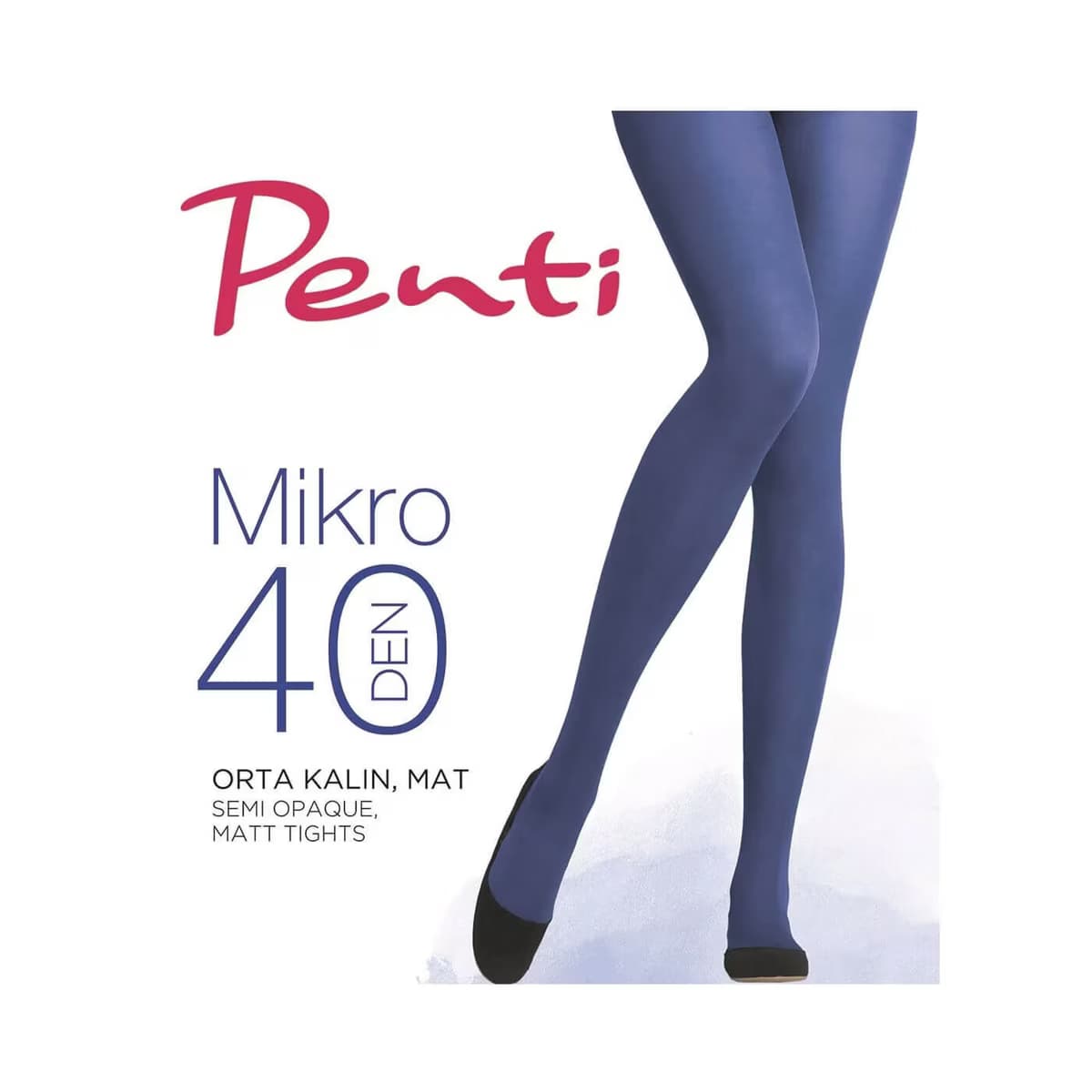 Penti Micro Külotlu Çorap Siyah 40 500-3 1 adet
