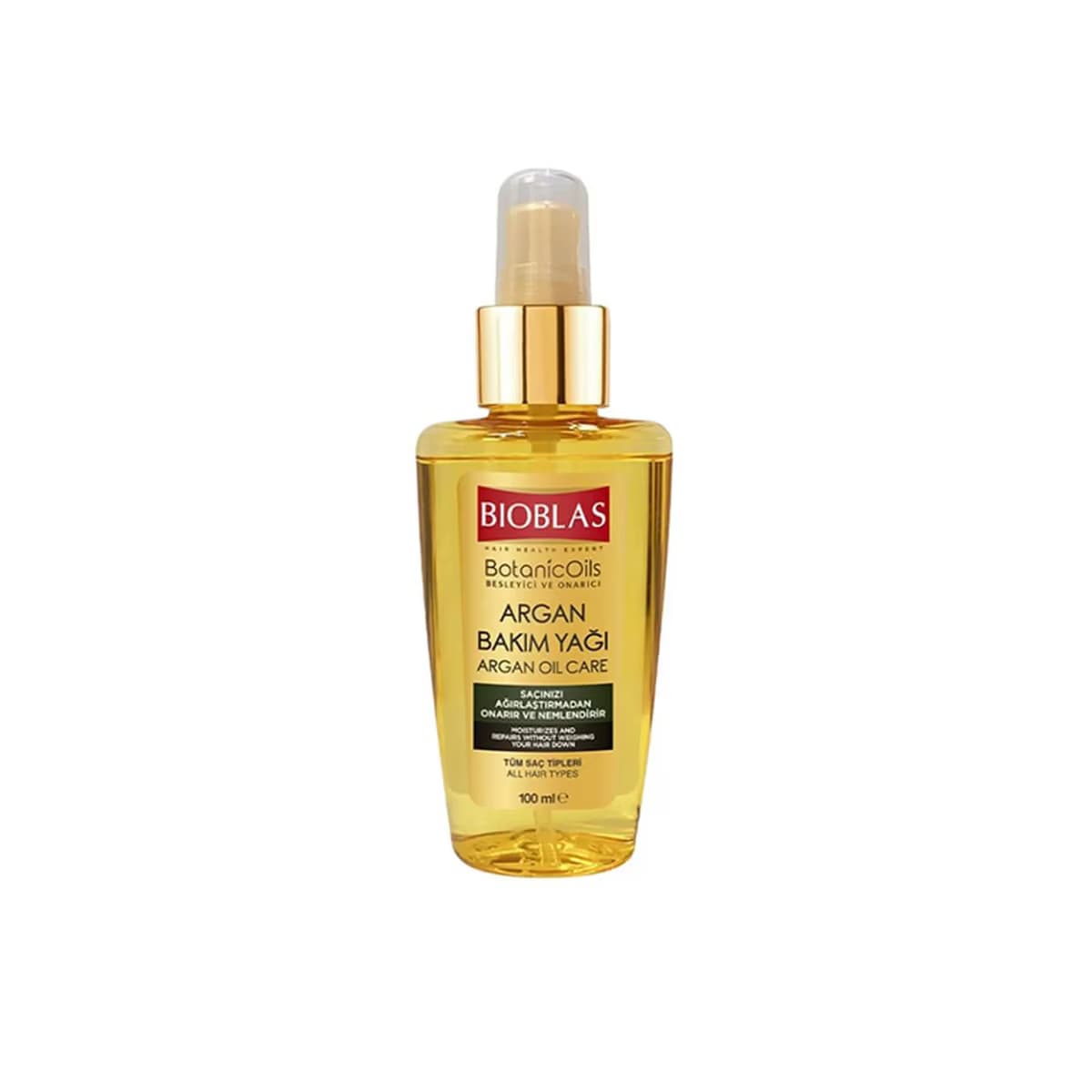 Bioblas Saç Bakım Yağı Argan Yağlı Yıpranma Karşıtı Besleyici 100 ml