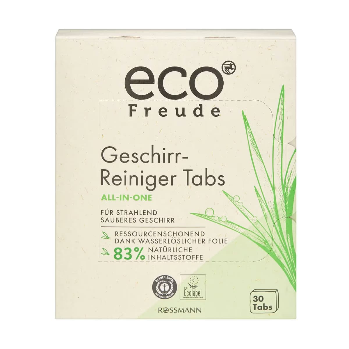Eco Freude Bulaşık Makinesi Tableti Suda Çözünür Folyo 30'lu