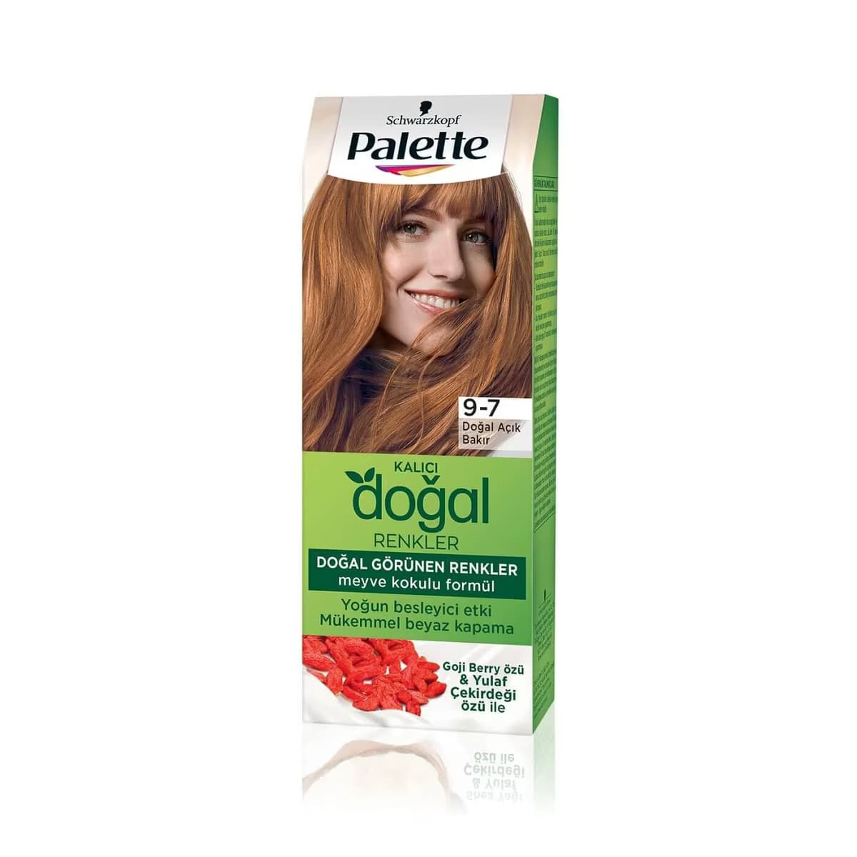 Palette Saç Boyası Natural Colors 9-7 Doğal Açık Bakır