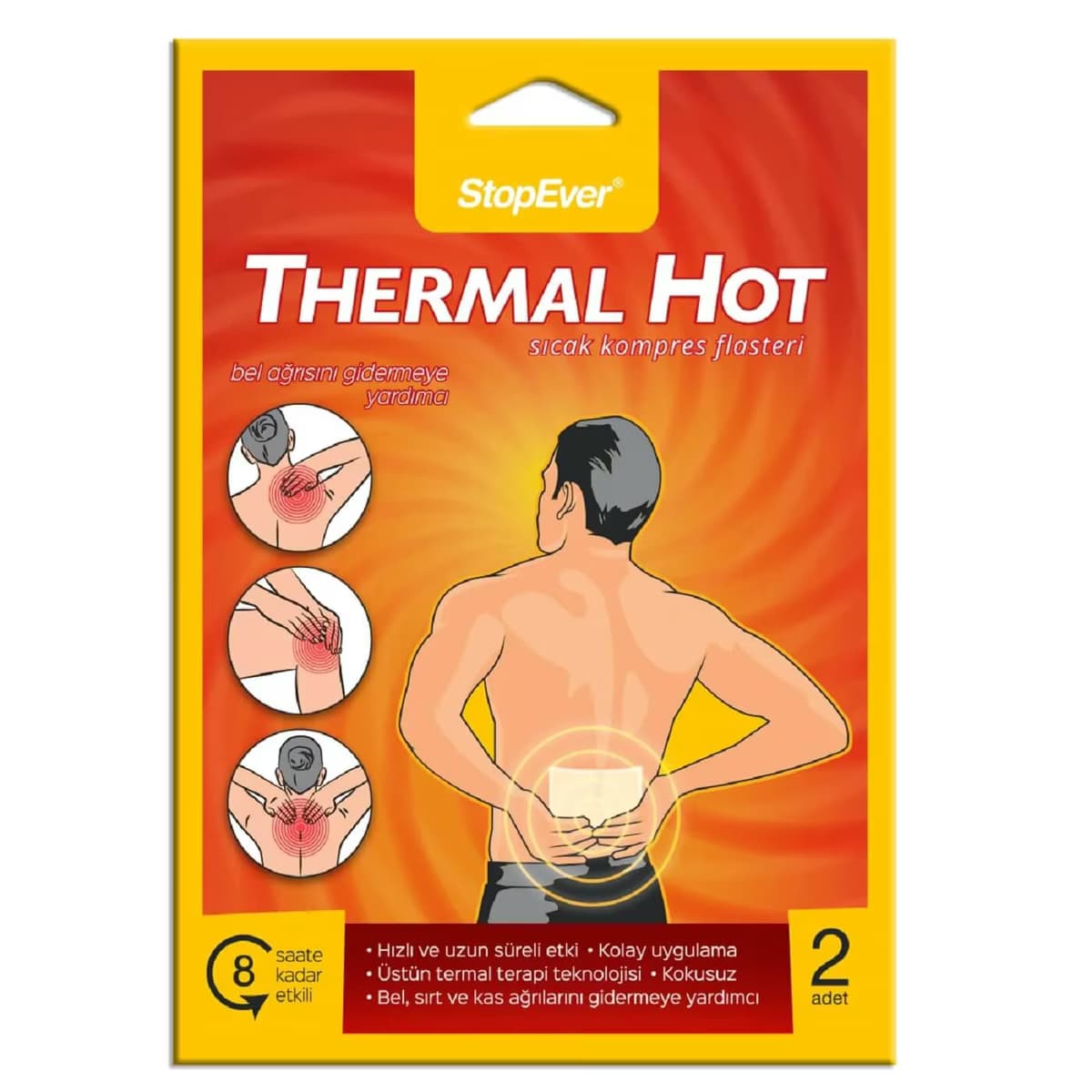 StopEver Thermal Hot Termal Terapi Plasteri 1 adet