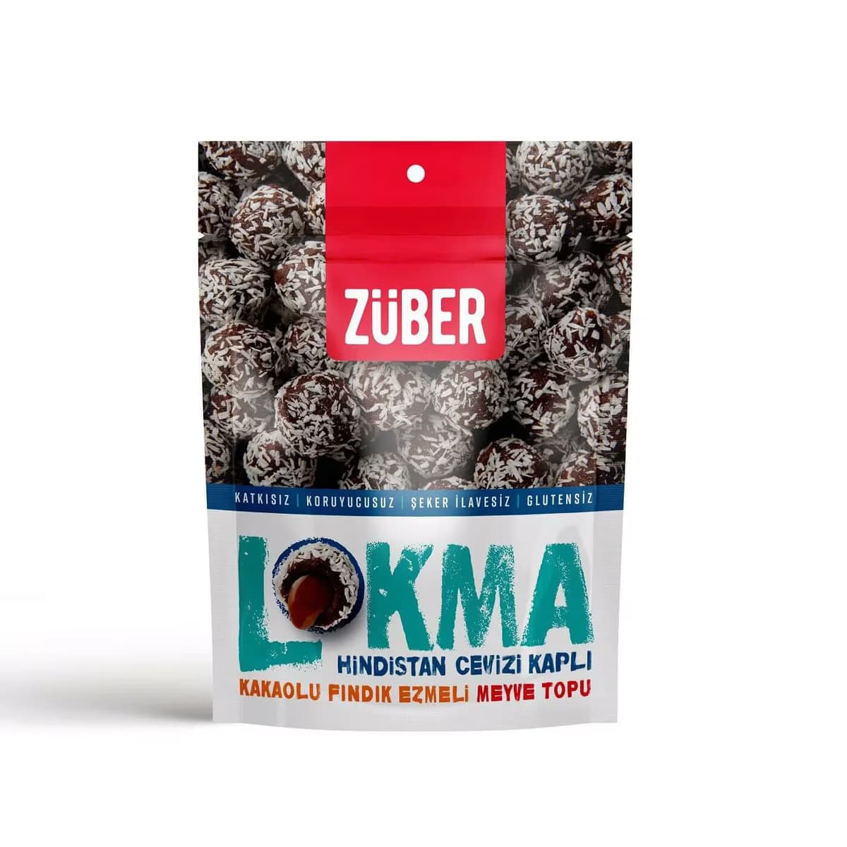 Zuber Hindistan Cevizi Kaplı Meyve Topu Lokma 96 gr