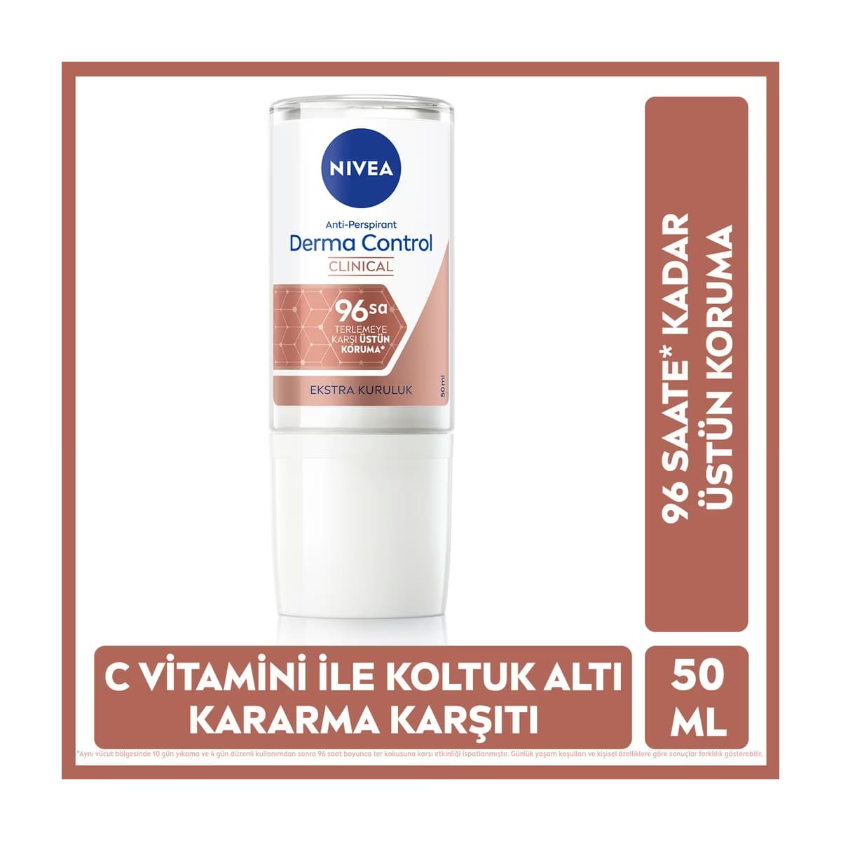 Nivea Kadın Roll-on Deodorant Derma Control Clinical 50 ml - Gratis