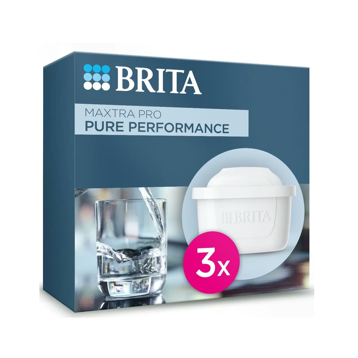Brita Maxtra Pro Pure Performance Yedek Su Arıtma Filtresi 3'lü