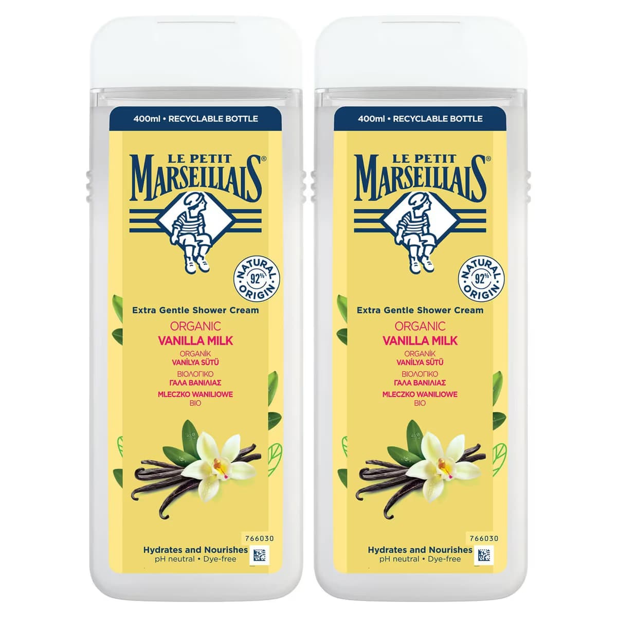 Le Petit Marseillais Duş Jeli Vanilya 400 ml