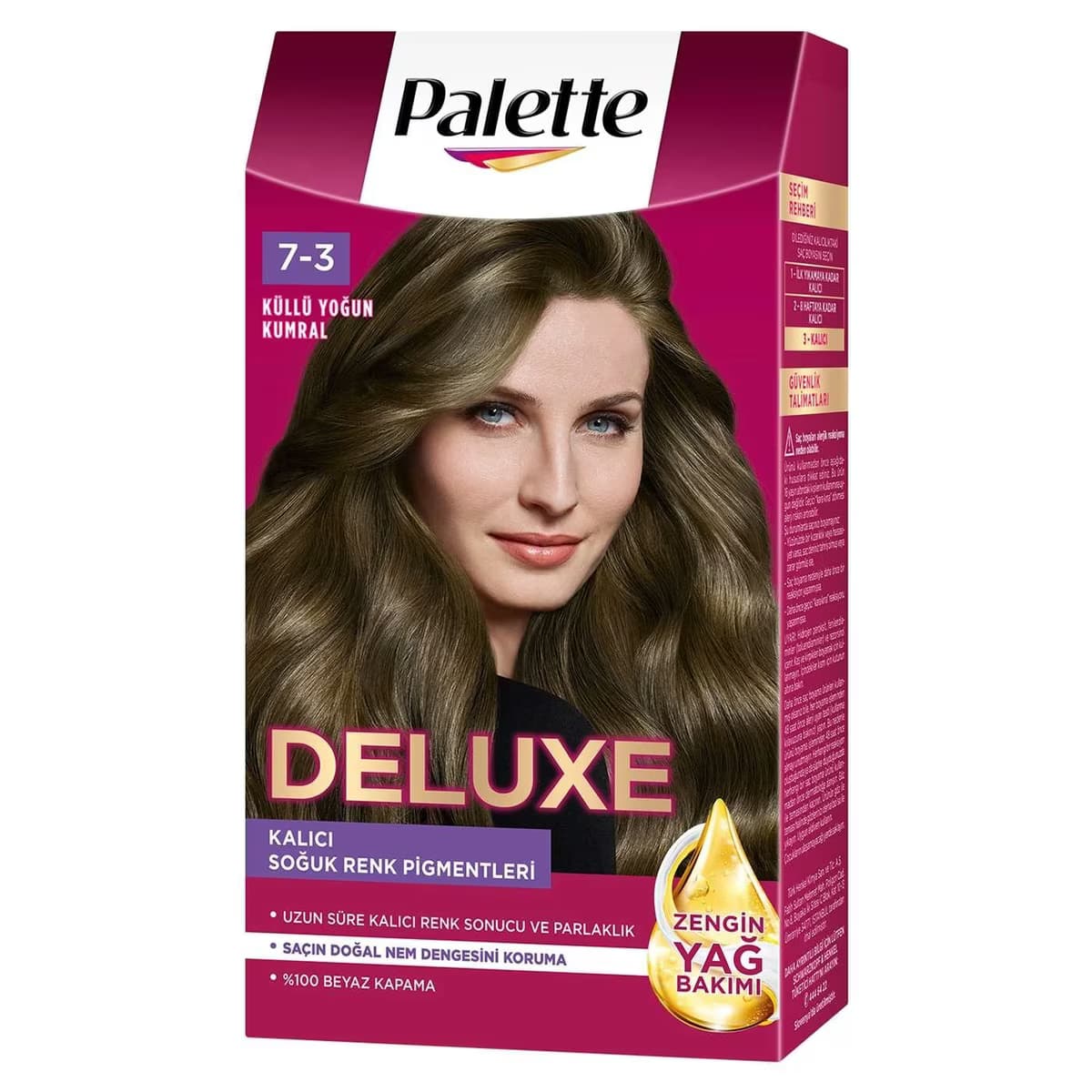 Palette Deluxe Saç Boyası Küllü Yoğun Kumral No: 7.3 50 ml