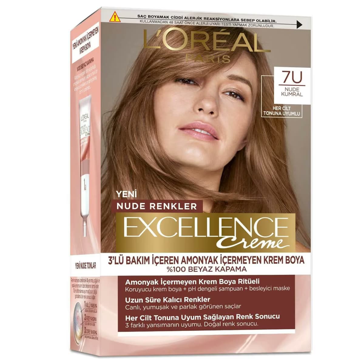 L’Oréal Paris Excellence Nude Saç Boyası Kumral 7U 1 adet