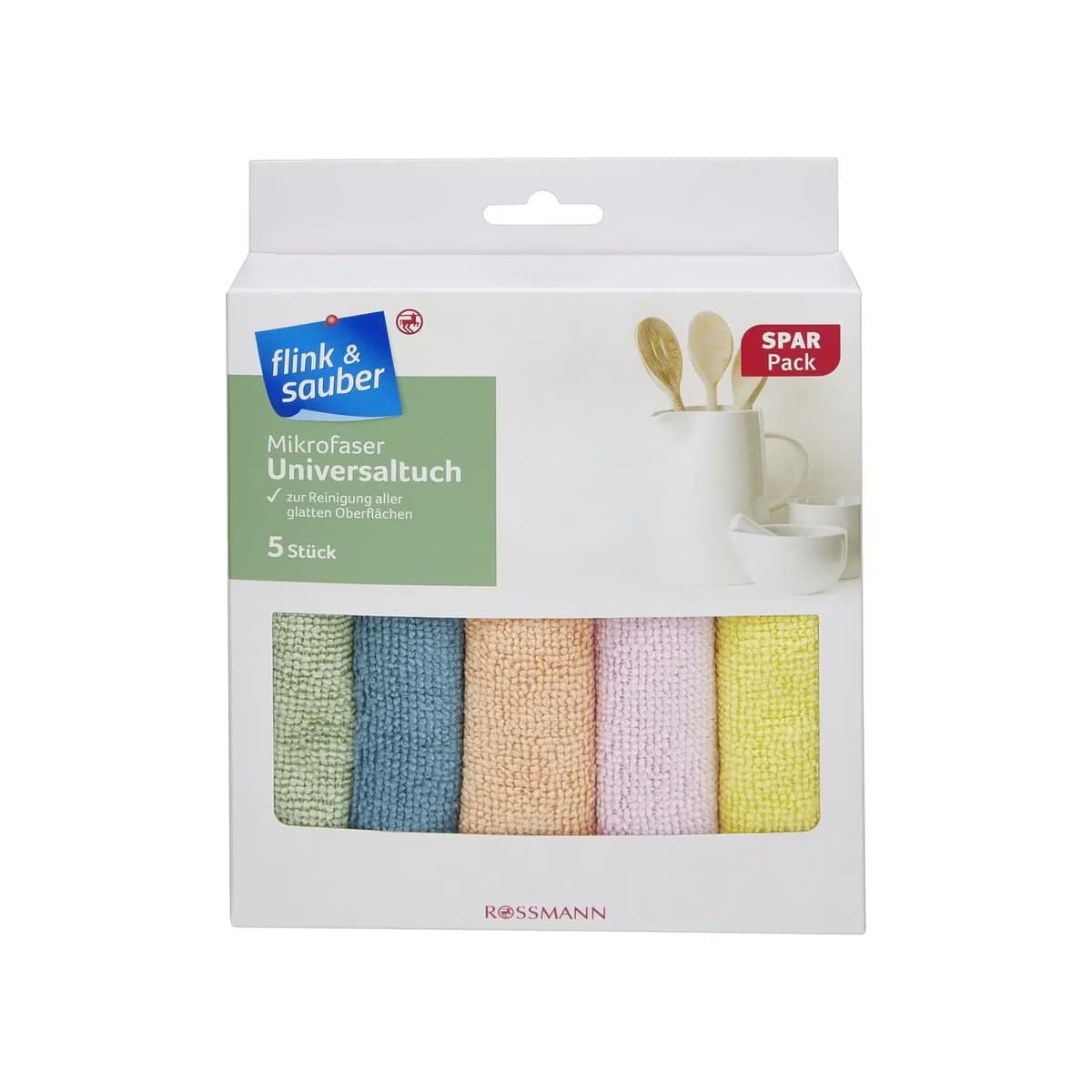Flink & Sauber Mikrofiber Toz Alma Bezi Mikrofiber 5'li