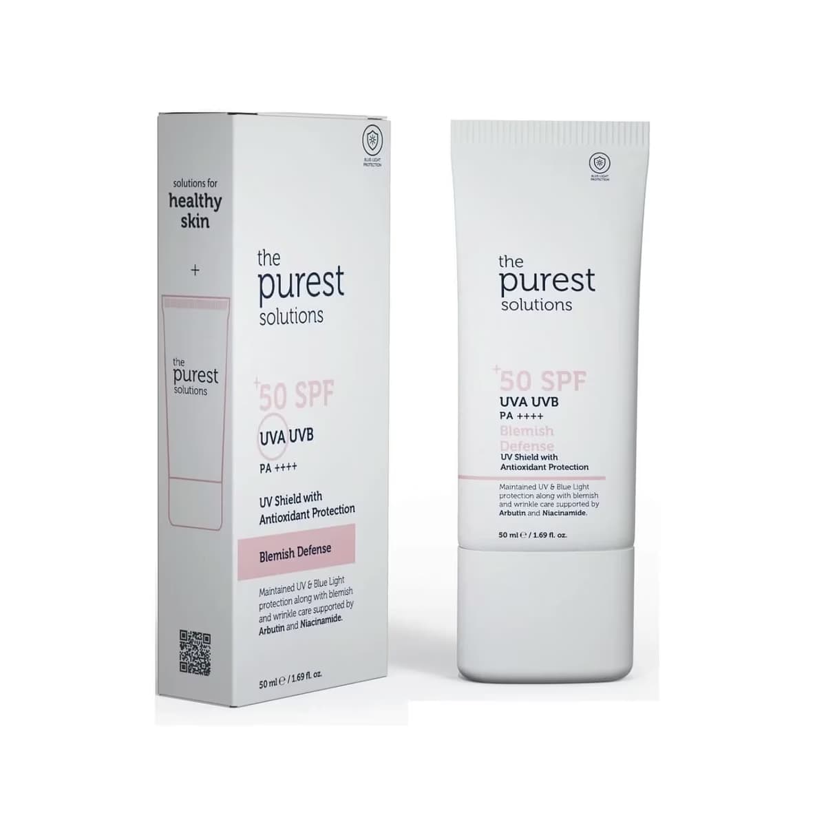 The Purest Solutions Yüz Güneş Kremi SPF50+ Lekeli Cilt 50 ml