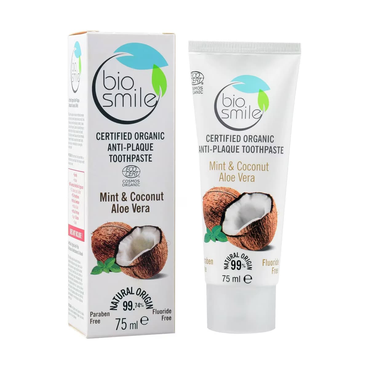 Bio Smile Diş Macunu Nane, Coconut ve Aloe Vera 75 ml