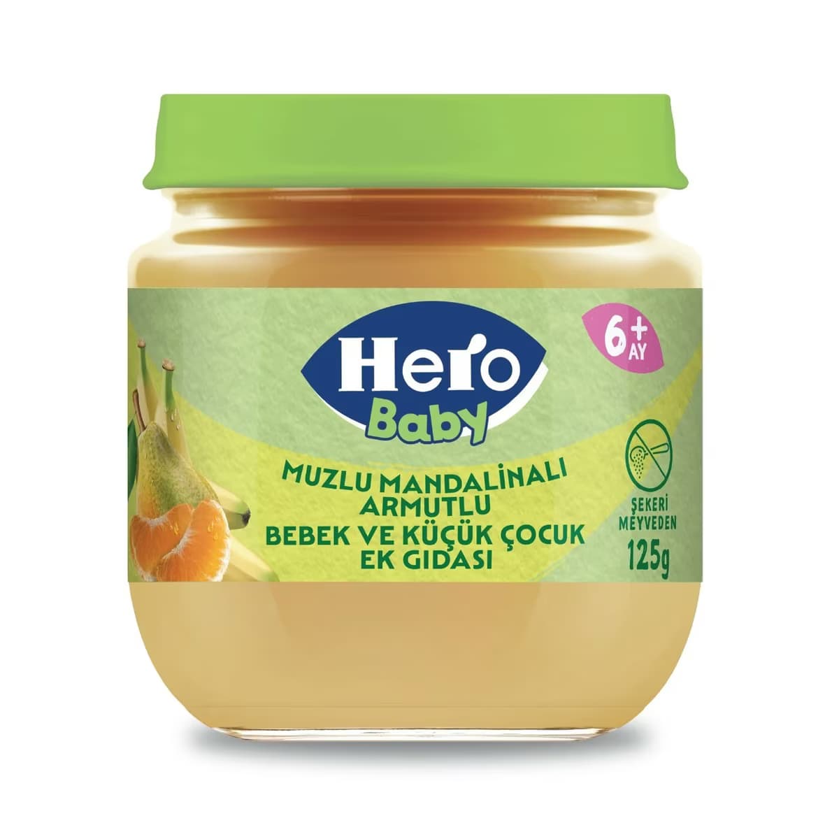 Hero Baby Muzlu Mandalinalı Armutlu Kavanoz Maması 125 gr
