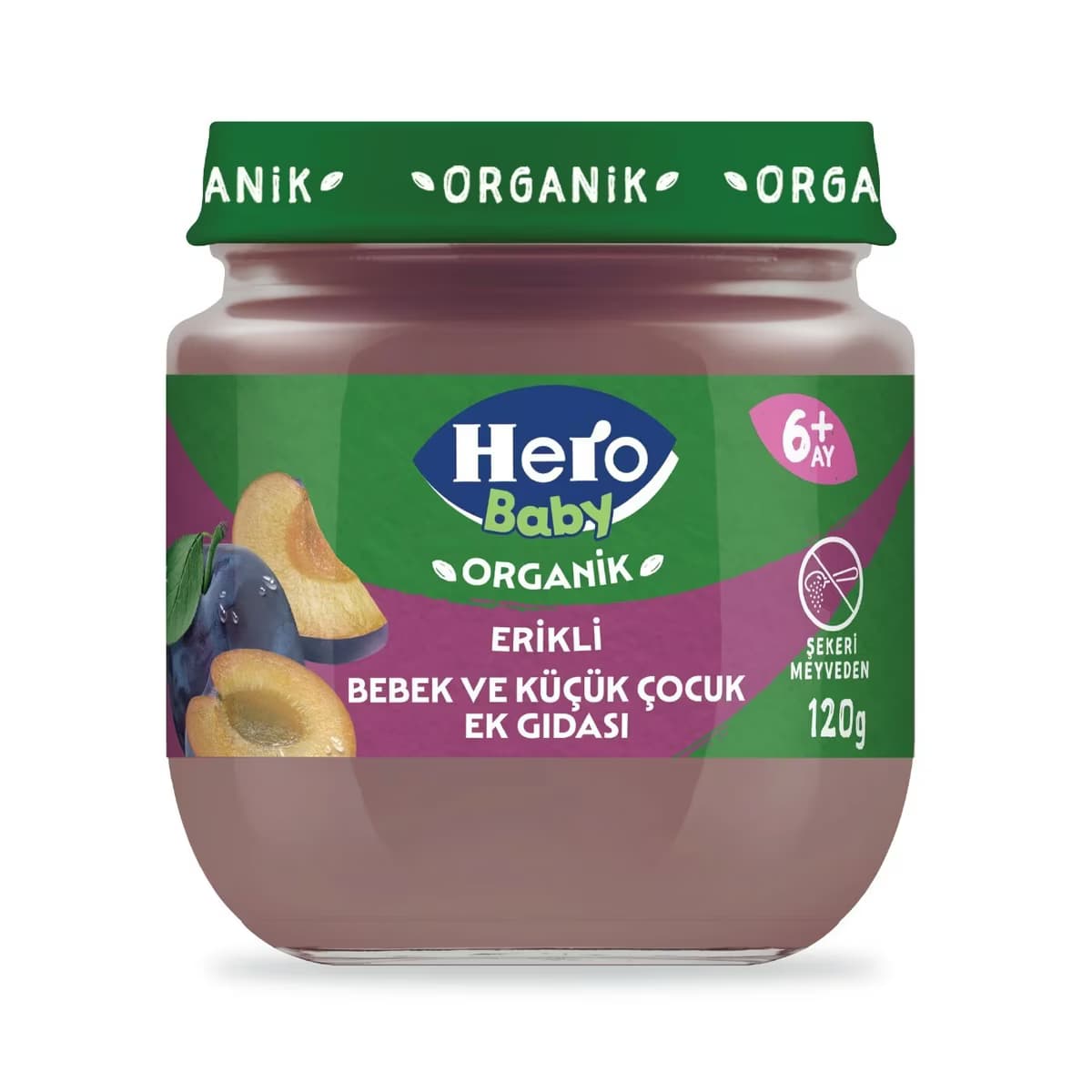 Hero Baby Organik Erik Püresi Kavanoz Mama 120g