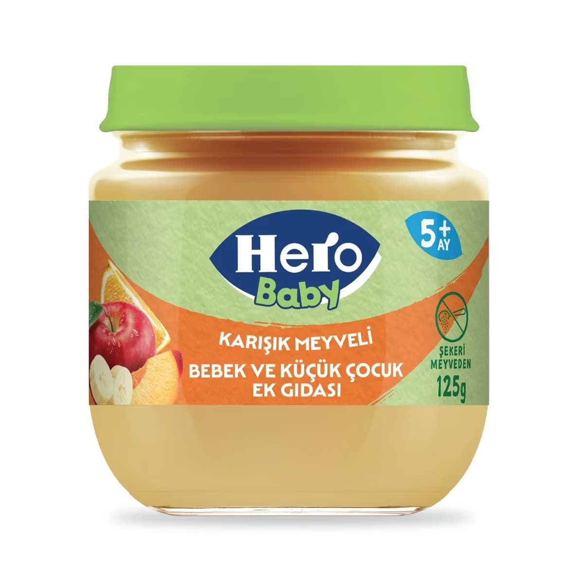 Hero Baby Karışık Meyve Püreli Kavanoz Mama 125g