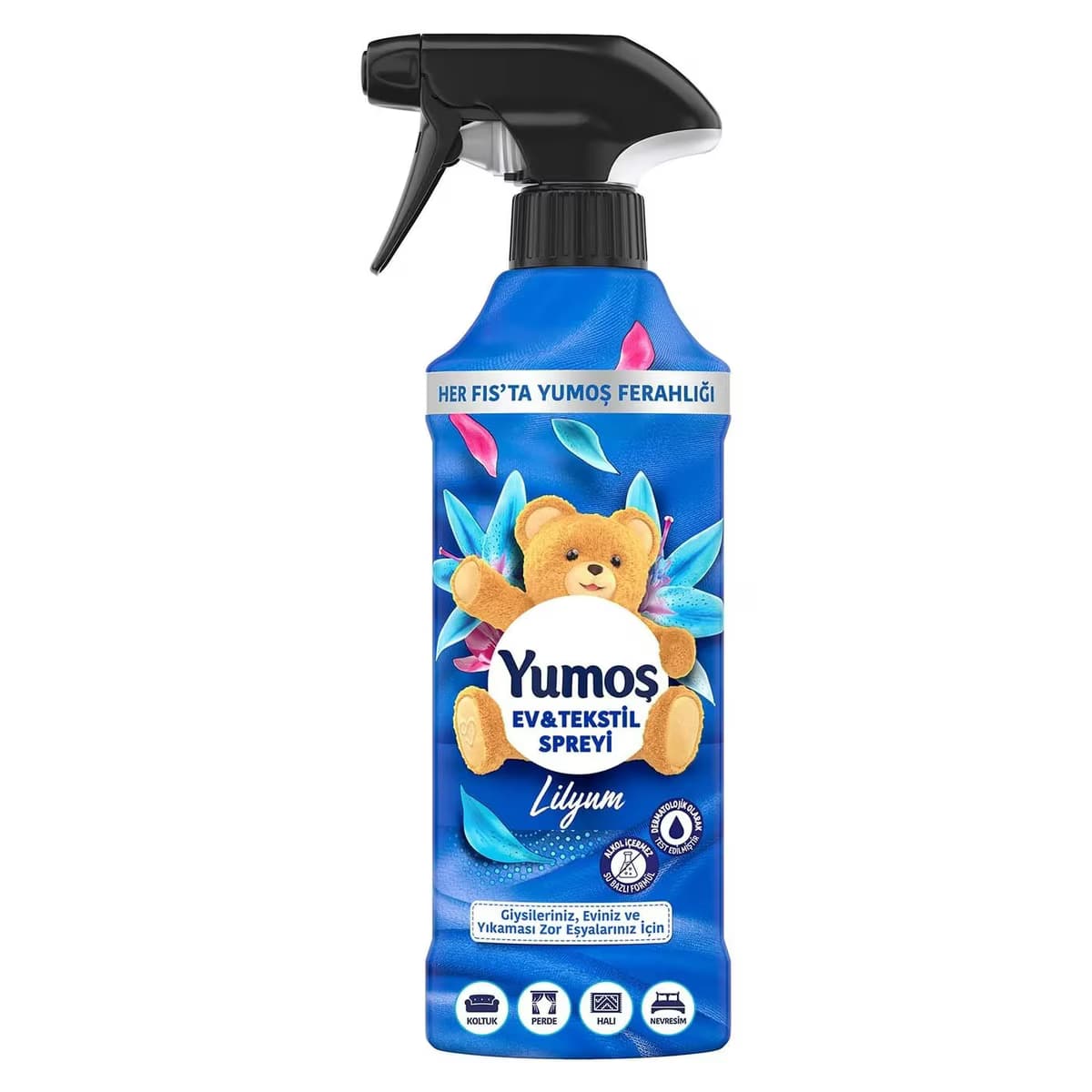 Yumoş Ev ve Tekstil Spreyi Lilyum Yıkanması Zor Eşyalar İçin 450 ml