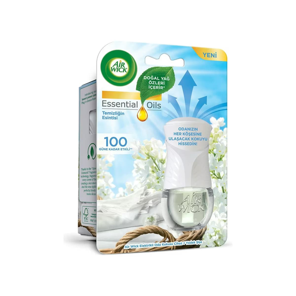 Airwick Elektrikli Oda Kokusu Temizliğin Esintisi Kit