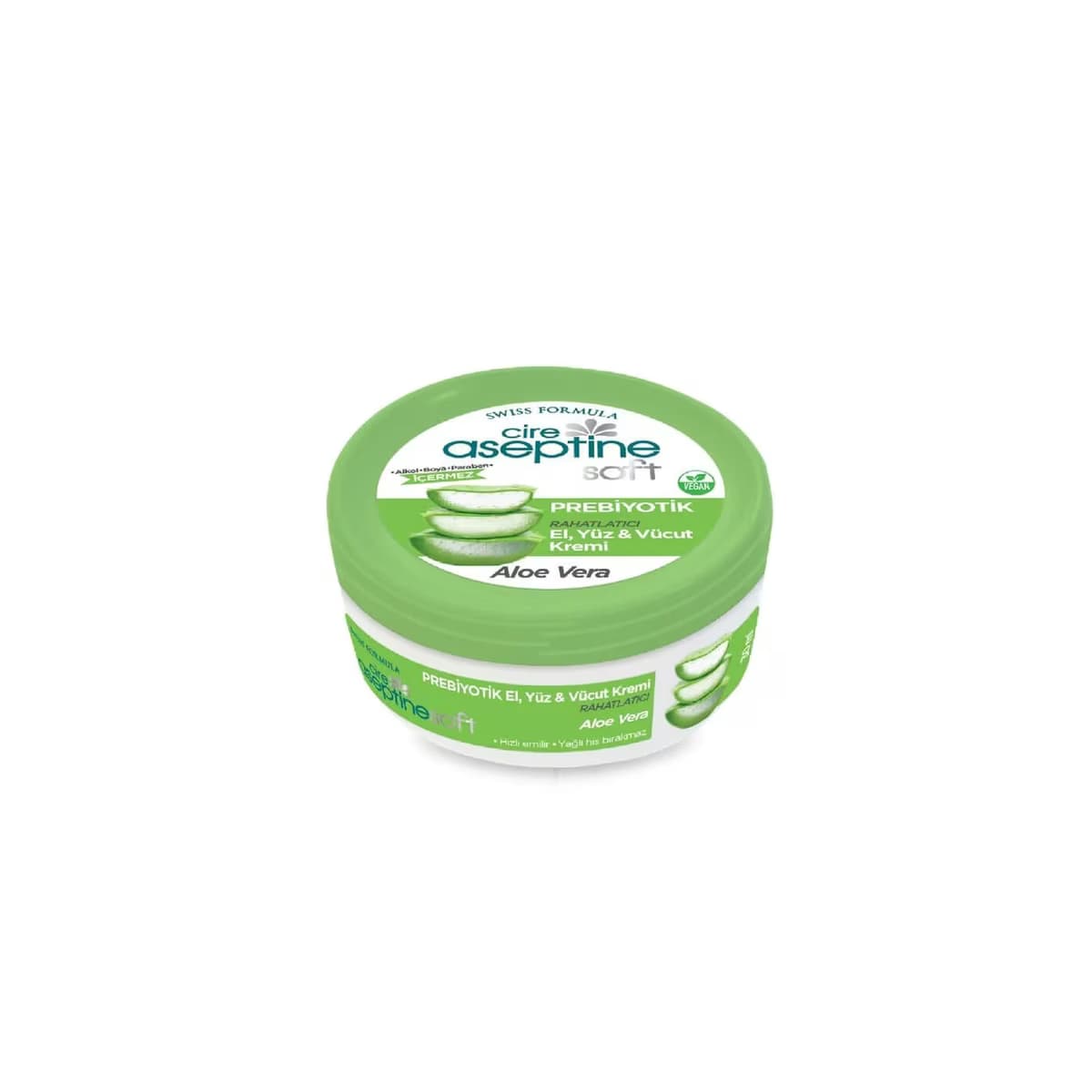 Cire Aseptine Soft Prebiyotik El,Yüz&Vücut Kremi Aloe Vera Özlü 30 ml