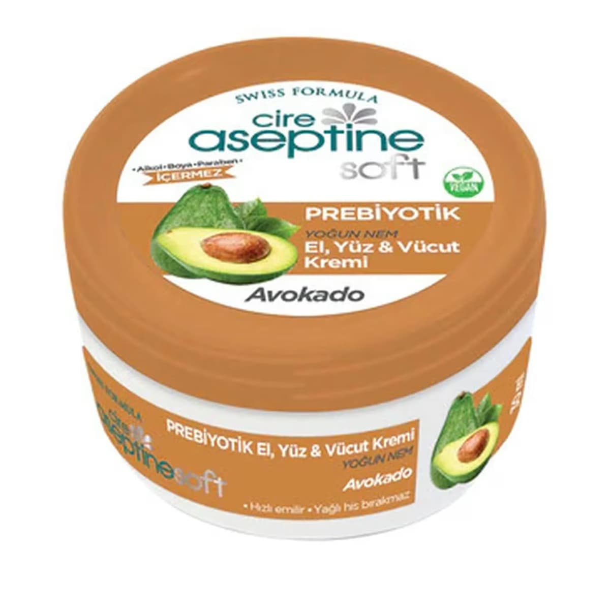 Cire Aseptine Soft Prebiyotik Avokado Özlü Krem 30 ml