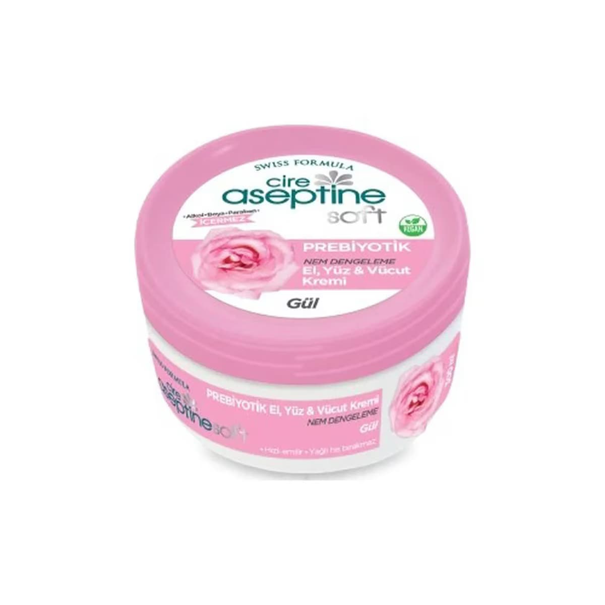 Cire Aseptine Soft Prebiyotik Gül Özlü Krem 30 ml