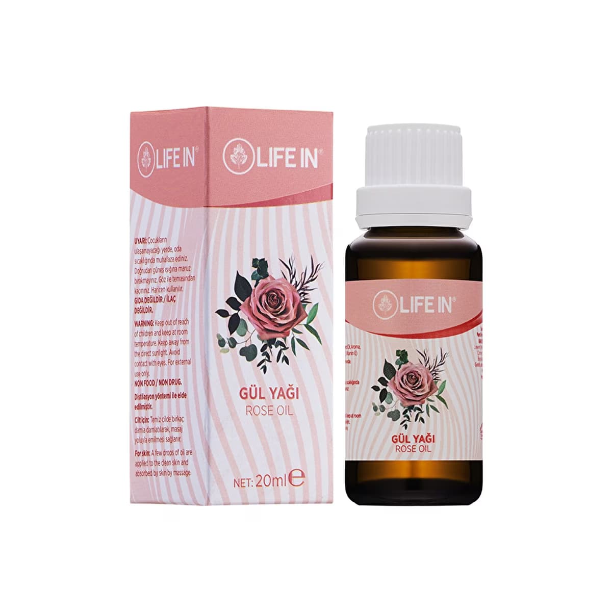 Life In Gül Yağı 20 ml - Gratis