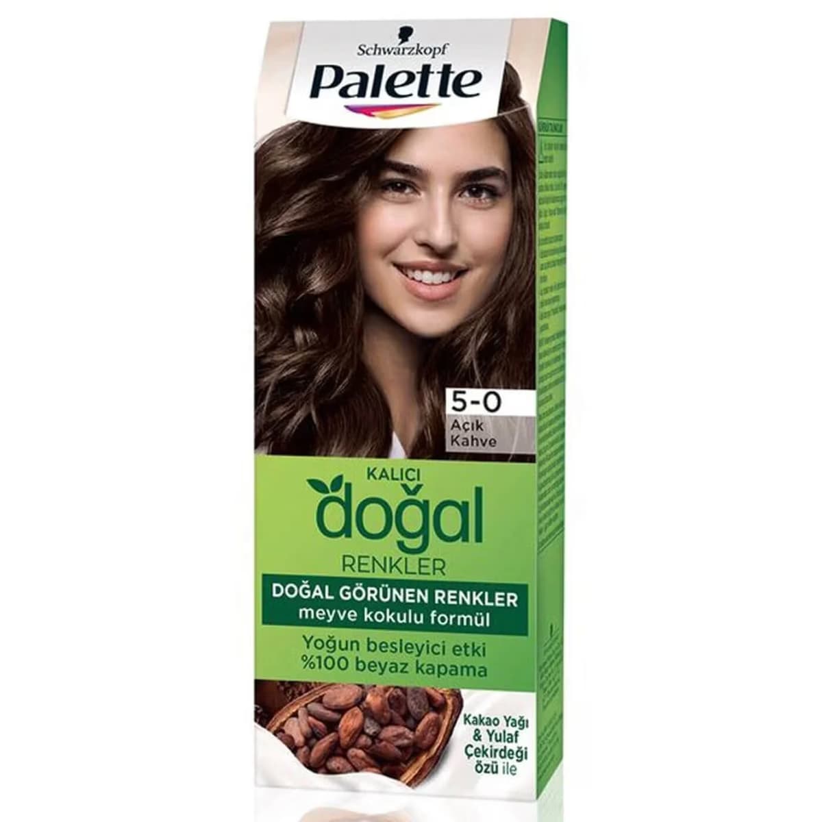 Palette Saç Boyası Natural Colors Açık Kahve 50 ml