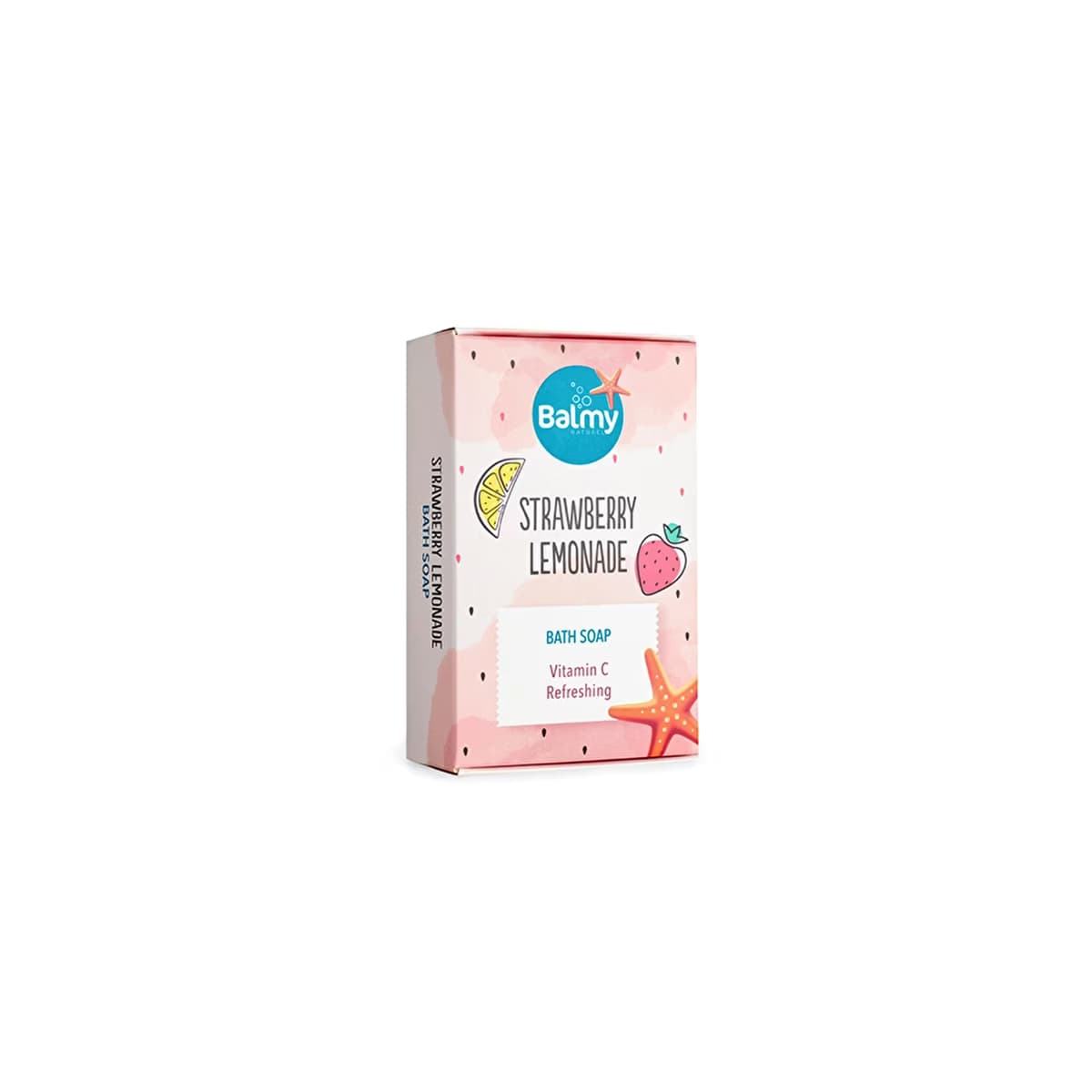 Balmy Çilekli Limonata Esanslı Katı Sabun 110 gr - Gratis