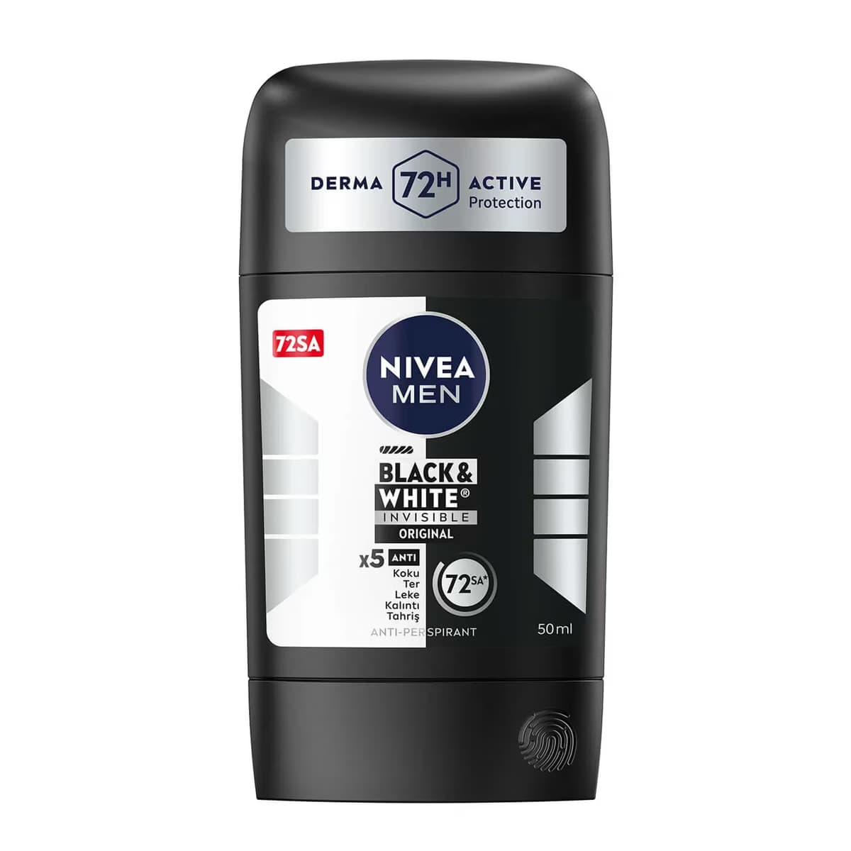 Nivea Men Stick Deodorant Black&White Invisible Original 50 ml