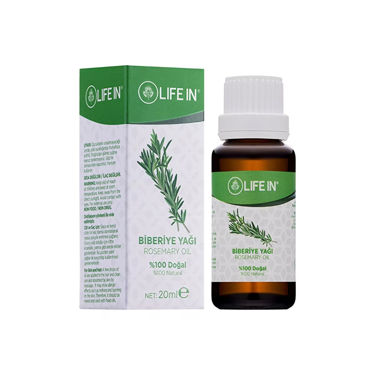 Life In Biberiye Yağı 20 ml - Gratis