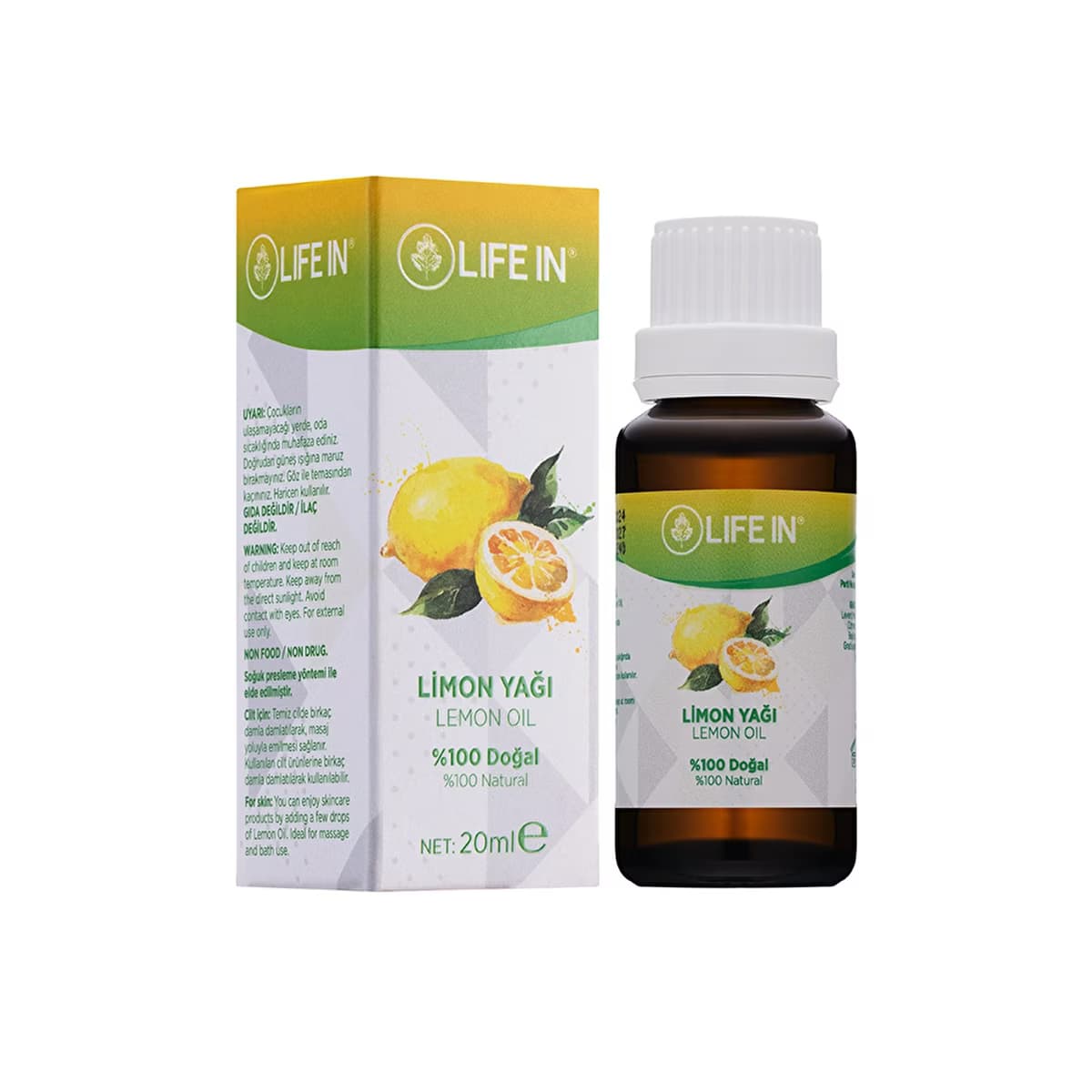 Life In Limon Yağı 20 ml - Gratis