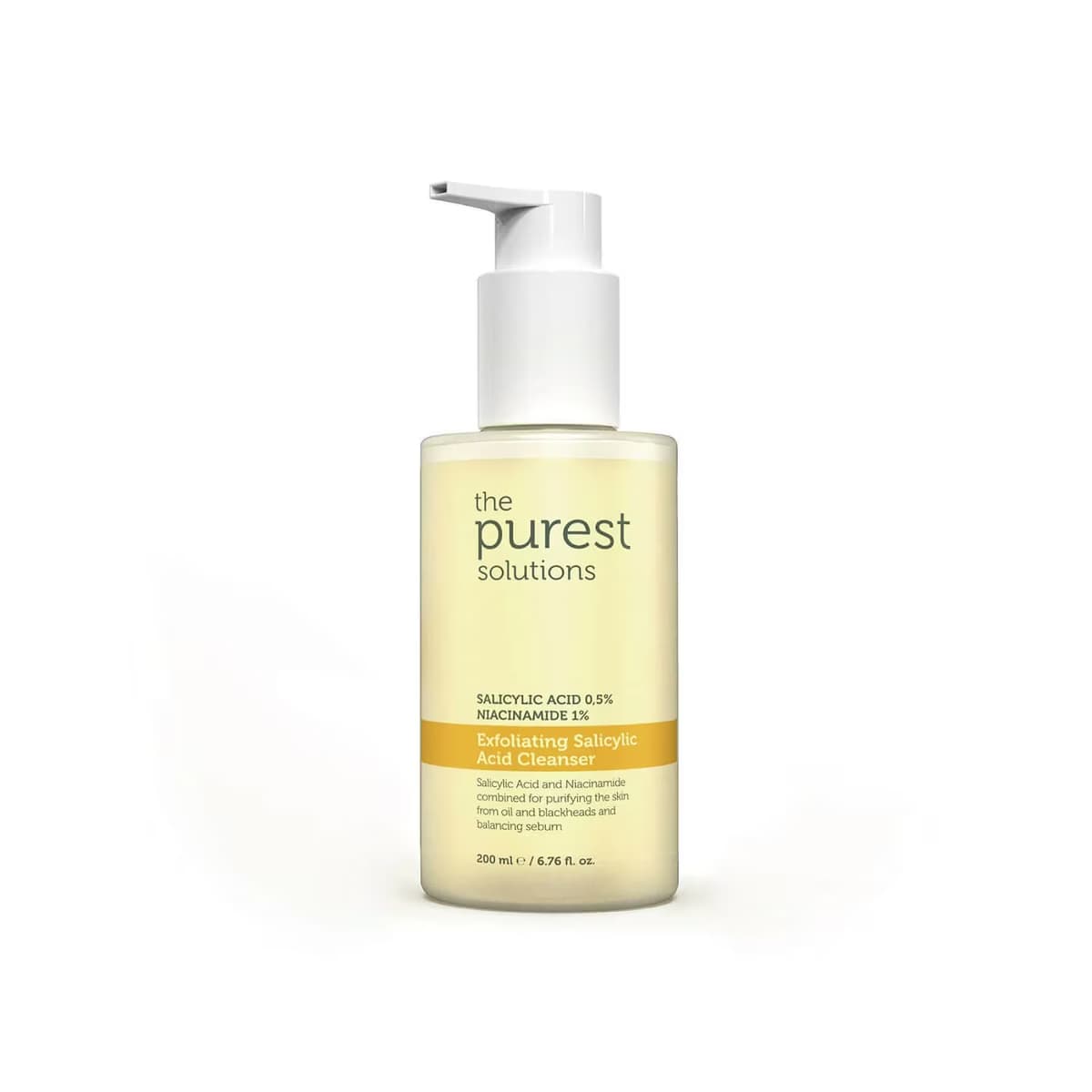 The Purest Solutions Cleanser Salicylic Acid Yağlı ve Karma Ciltler İçin 200 ml
